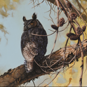 Great Horned Owl by Andrew Denman 